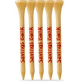 5 Pack of Wood Golf Tees (3 1/4")